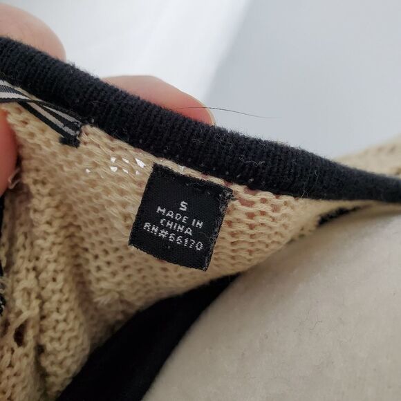 ANTHROPOLOGIE Knitted & Knotted stark silhouette pleated dress S - Picture 11 of 12